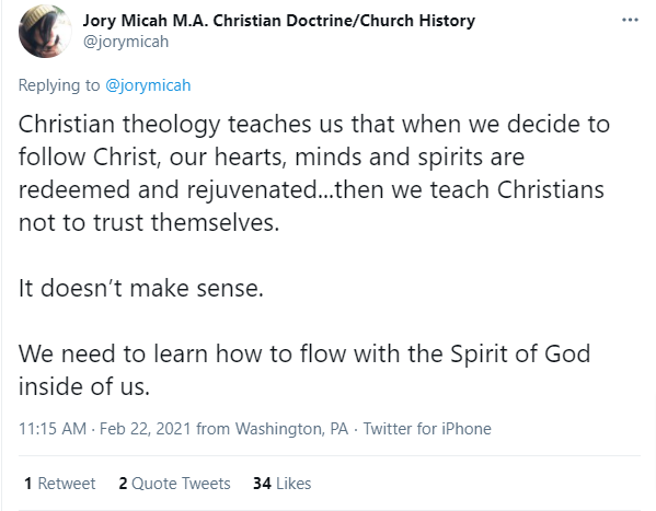 Jory Micah Ditches the Bible, Now Trust her own ‘Inner Guidance System’