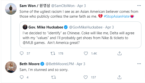 Beth Moore says Mike Huckabee Calling out Hypocrisy ‘Entirely Antithetical to the Gospel