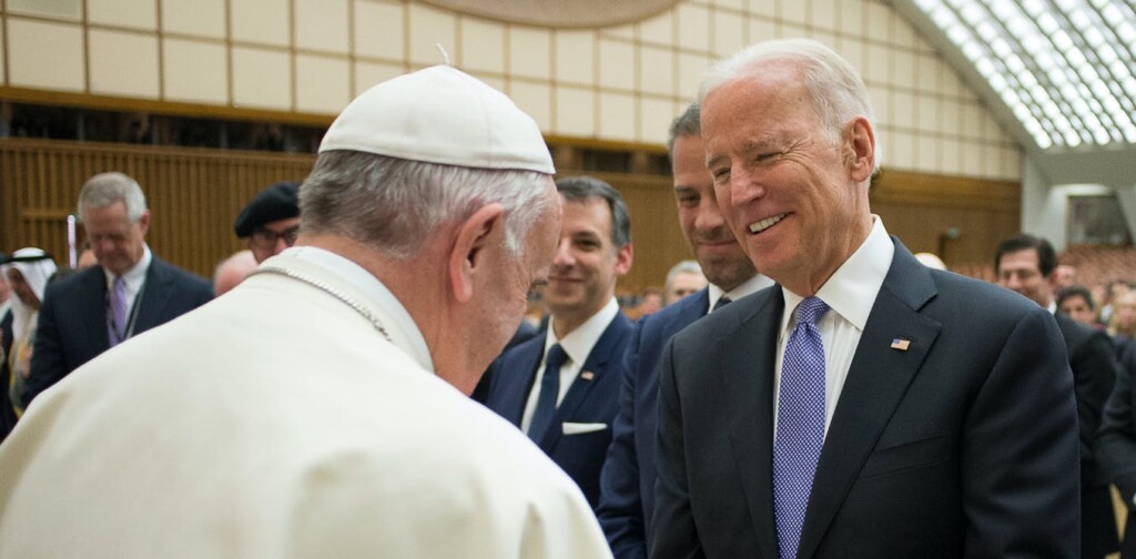 The Vatican has warned U.S. bishops not to deny Communion to President Biden. L'Osservatore Romano/Pool photo via AP