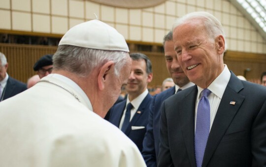 The Vatican has warned U.S. bishops not to deny Communion to President Biden. L'Osservatore Romano/Pool photo via AP