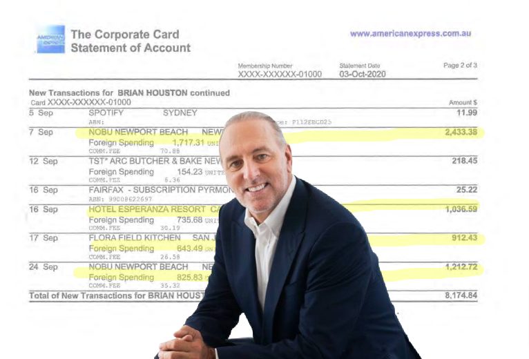 WHAT A WASTE OF GOD’S BLESSINGS AND GOD’S MONEY. IT COULD HAVE GONE TO SO MANY GREAT CAUSES. The (Literal) Brian Houston’s Hillsong Receipts. Hillsong’s Brian Houston Routinely Spent $1500+ on Meals, $5000/night on Hotels
