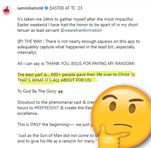 Transformation Church Claims 600 Saved at Infamous Easter Show: Here's Why You Probably Shouldn't Believe it - Protestia
