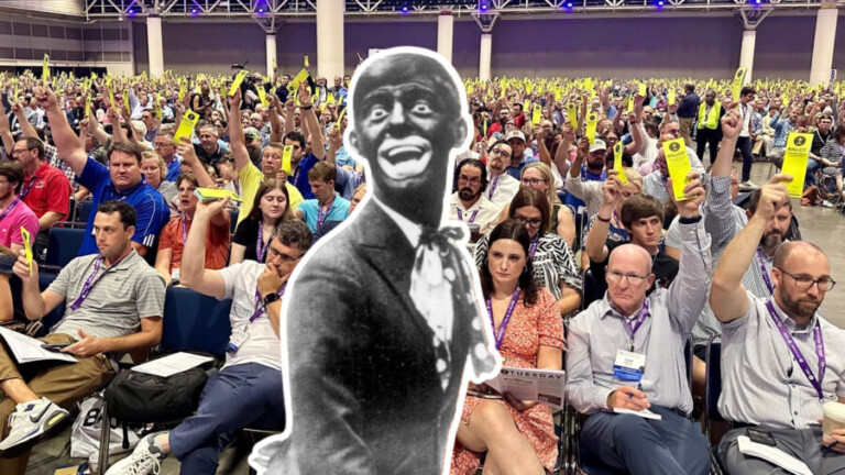 Southern Baptist Convention Executive Committee Expels Predominantly White Church, Matoaka Baptist Church in Ochelata, Oklahoma, after Pastor Sherman Jaquess defends blackface impression of Ray Charles and is not remorseful and repentant of his offensive act.