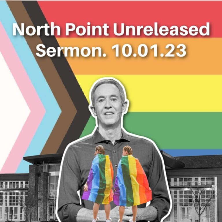 Andy Stanley’s UNPUBLISHED, UNSTREAMED LIVE, AND NOT PUBLICLY SHARED Sermon Addresses His Unprecedented, Abominable Sodomite/Homosexual, LGBTQQIPF2SSAA+ Affirming Conference PLUS MANY OTHER THINGS. Hear and read his strange speech tonight. 