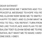 ‘ELOHIM SEND ME TO FIGHT CRYBABY SATAN’ Arrest Made in Satanic Temple Bombing+ Note Found