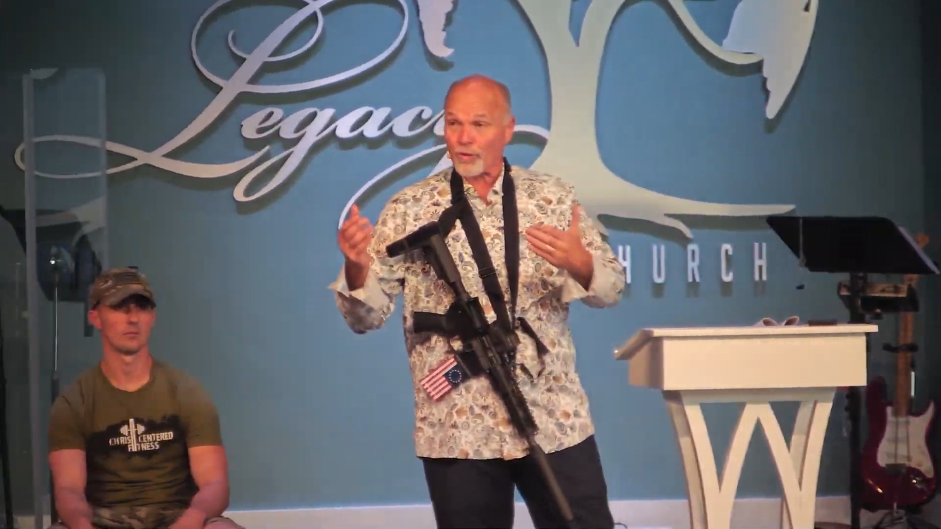 Pastor Preaches Serm...