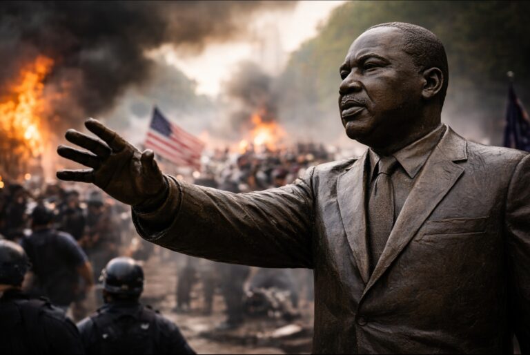 Obama Misuses Martin Luther King Jr.’s Legacy to Excuse Violence
