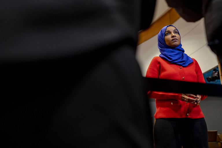 Trump Casts Doubt on Spray Incident as Omar Ignores Obvious Safety Protocols