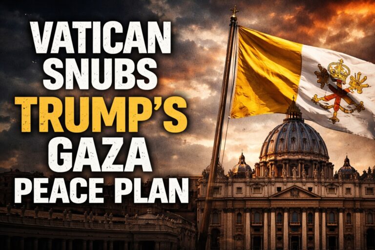 Vatican Declines Role in Trump’s Gaza Peace Initiative