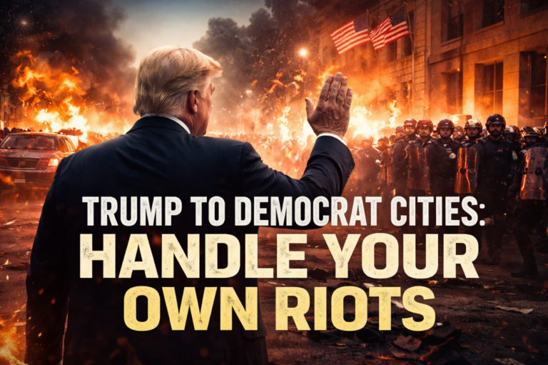 Trump Urges Local Responsibility for Riots, Orders ICE & Border Patrol to Defend Federal Buildings