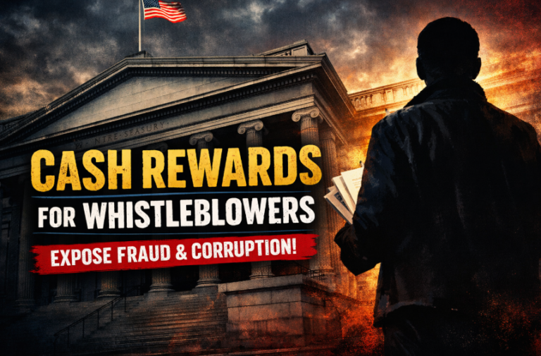 Trump Treasury Pushes Bold Whistleblower Incentives to Clean Up Washington