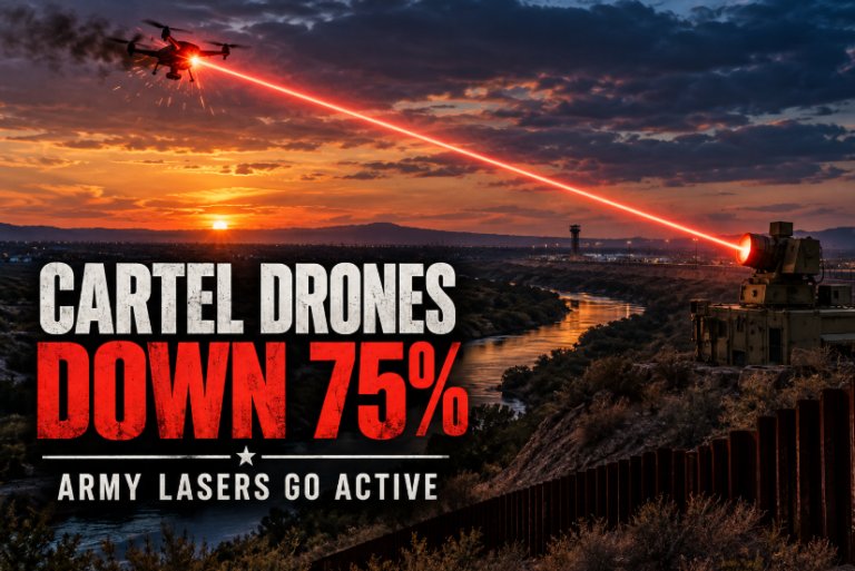 Cartel Drone Traffic Plunges 75% as Army Lasers Defend Southern Border